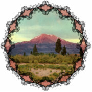 Mount Shasta Vintage Ornament
