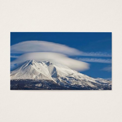 ~ Mount Shasta's Lenticulars ~ Business Card Template