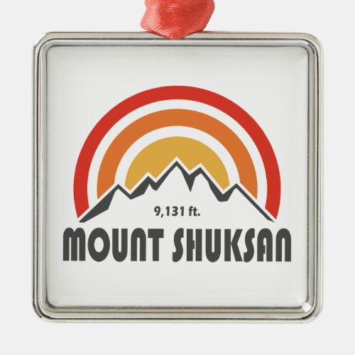 Mount Shuksan Metal Ornament