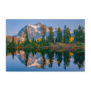 Mount Shuksan mirrored in Reflection Lake Acrylic Print