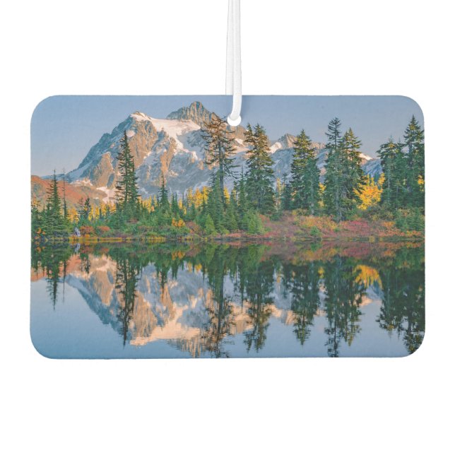 Mount Shuksan mirrored in Reflection Lake Air Freshener (Front)