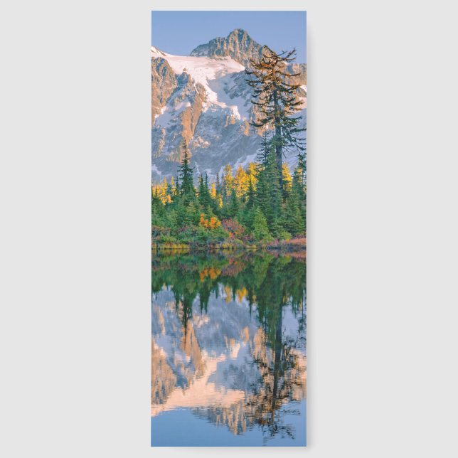 Mount Shuksan mirrored in Reflection Lake Bookmarks (Front)