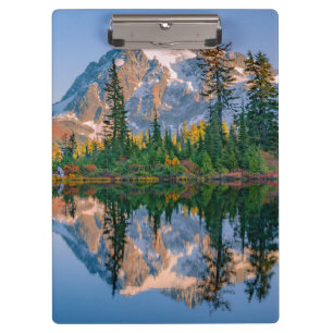 Mount Shuksan mirrored in Reflection Lake Clipboard