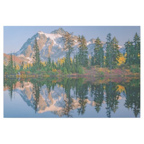 Mount Shuksan mirrored in Reflection Lake Gallery Wrap