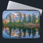 Mount Shuksan mirrored in Reflection Lake Laptop Sleeve<br><div class="desc">Mount Shuksan is mirrored in Reflection Lake at Mount Baker NRA on an autumn afternoon in the North Cascades of Washington,  Whatcom County,  Washington,  USA</div>