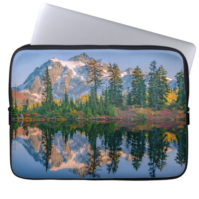 Mount Shuksan mirrored in Reflection Lake Laptop Sleeve (Front)