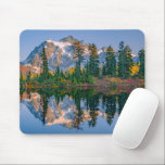 Mount Shuksan mirrored in Reflection Lake Mouse Pad<br><div class="desc">Mount Shuksan is mirrored in Reflection Lake at Mount Baker NRA on an autumn afternoon in the North Cascades of Washington,  Whatcom County,  Washington,  USA</div>