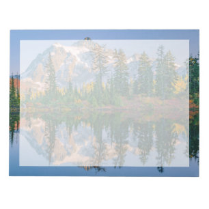 Mount Shuksan mirrored in Reflection Lake Notepad
