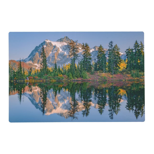 Mount Shuksan mirrored in Reflection Lake Placemat (Front)