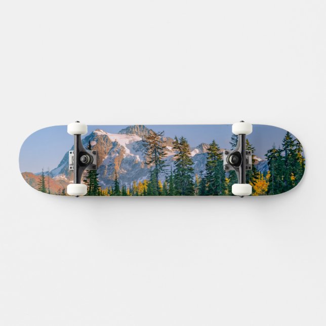 Mount Shuksan mirrored in Reflection Lake Skateboard (Horz)