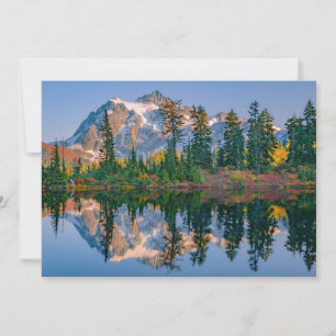 Mount Shuksan mirrored in Reflection Lake Thank You Card
