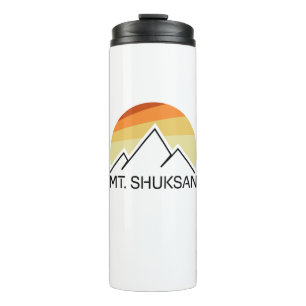 Mount Shuksan Washington Retro Thermal Tumbler