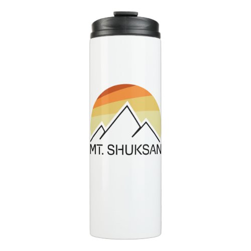 Mount Shuksan Washington Retro Thermal Tumbler