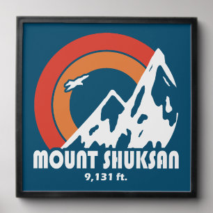 Mount Shuksan Washington Sun Eagle Peel And Stick Photo Tile