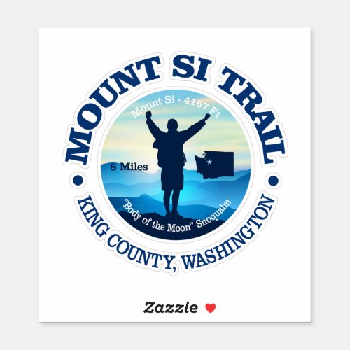 Mount Si V Sticker