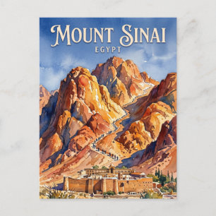 Mount Sinai Egypt Postcard
