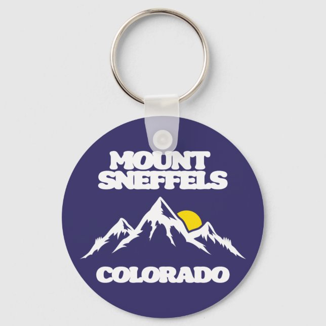 Mount Sneffels Colorado Keychain (Front)
