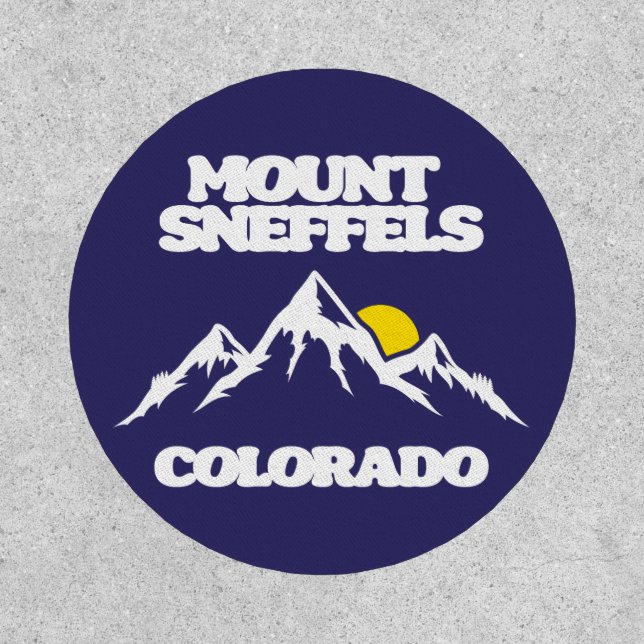 Mount Sneffels Colorado Patch (Front)