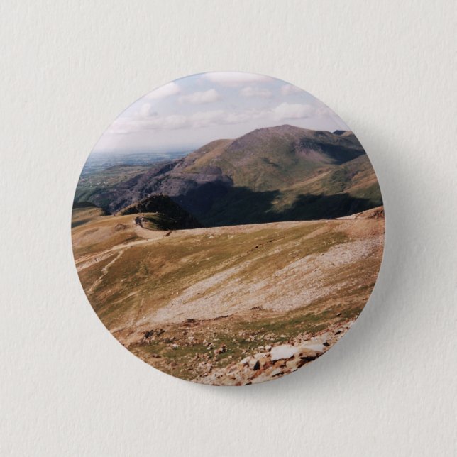 Mount Snowdon Pinback Button (Front)