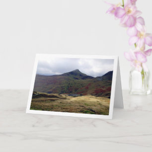 Mount Snowdon, Snowdonia National Park, Wales Card