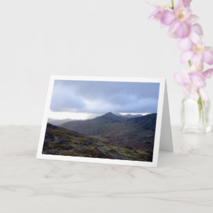 Mount Snowdon, Snowdonia National Park, Welsh Card