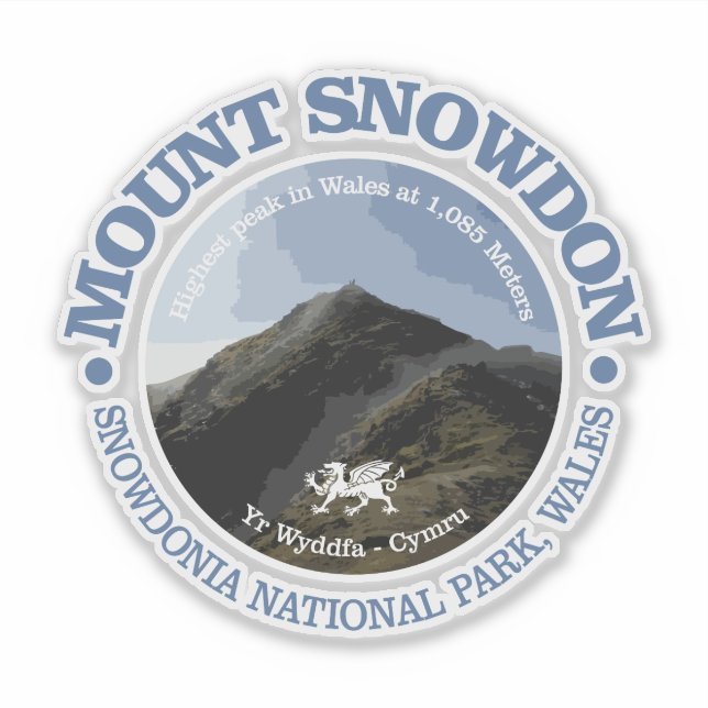 Mount Snowdon Sticker (Front)