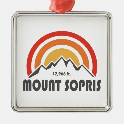 Mount Sopris Metal Ornament