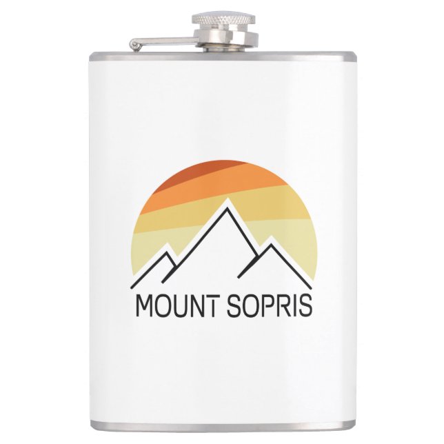 Mount Sopris Retro Flask (Front)