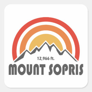 Mount Sopris Square Sticker