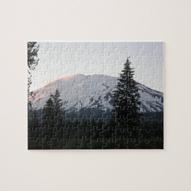 Mount St Helens at Sunset Puzzle (Horizontal)