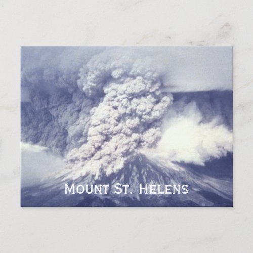 Mount St Helens Eruption May 18 1980 Postcard