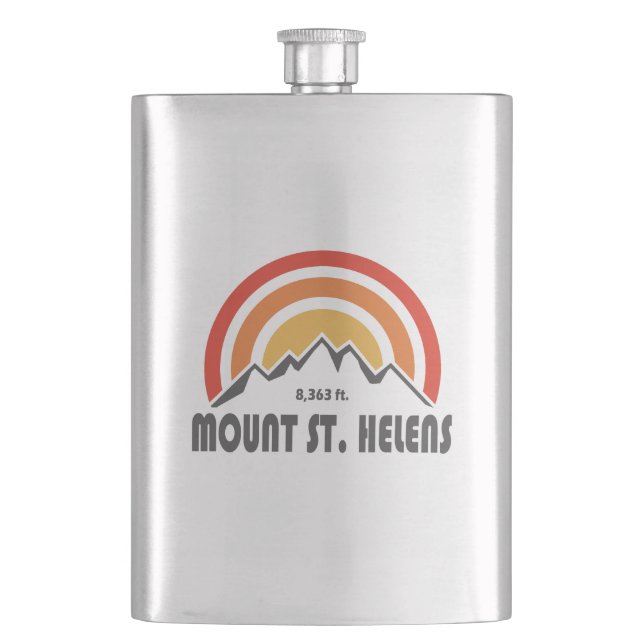 Mount St. Helens Flask (Front)
