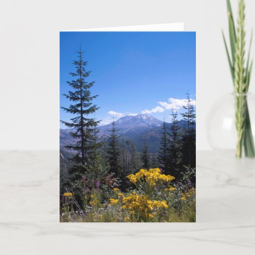 Mount St Helens _ Frameable Art Card
