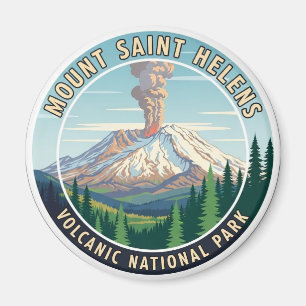 Mount St Helens National Volcanic Monument Magnet