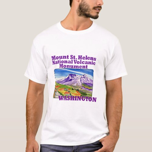 Mount St Helens National Volcanic Monument T_Shirt