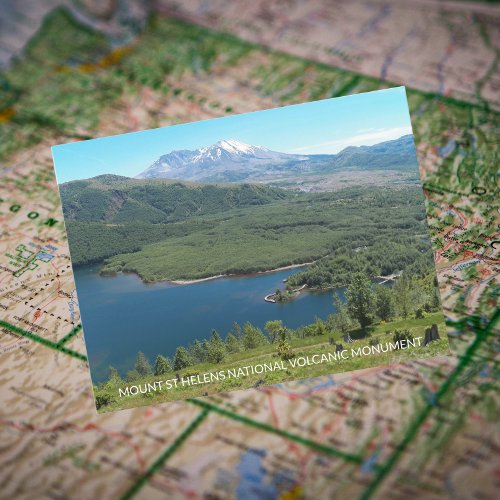 Mount St Helens National Volcanic Monument Travel Postcard