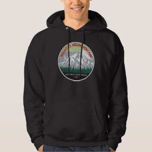 Mount St Helens National Volcanic Monument Vintage Hoodie