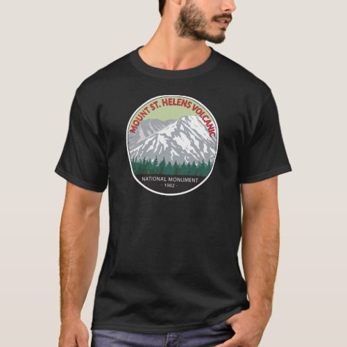 Mount St Helens National Volcanic Monument Vintage T_Shirt