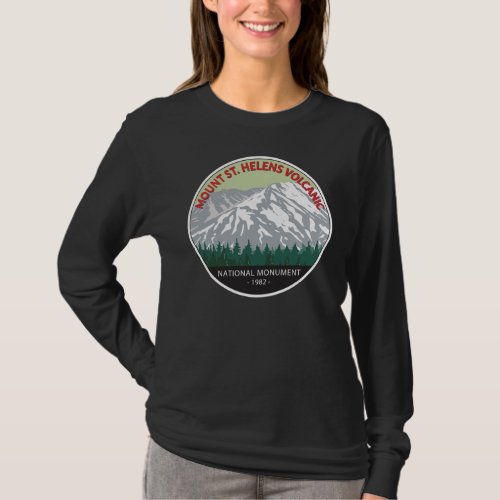 Mount St Helens National Volcanic Monument Vintage T_Shirt