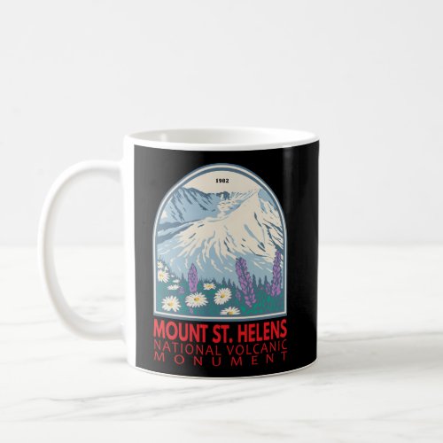 Mount St Helens National Volcanic Monut Emblem Coffee Mug