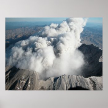 Mount St. Helens - October 2004 Poster by Delights at Zazzle