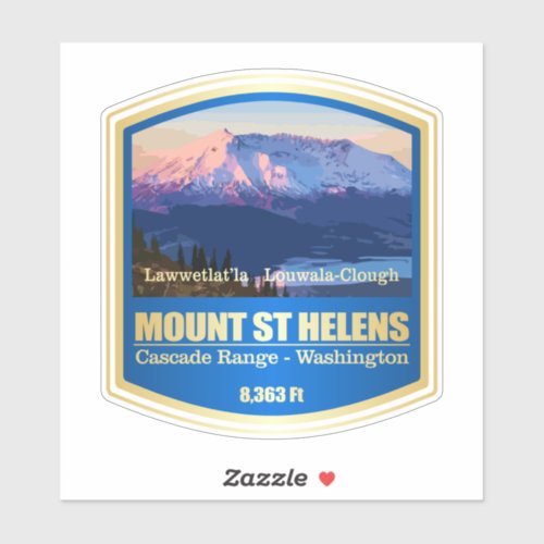 Mount St Helens PF Sticker