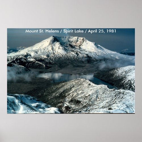 Mount St Helens Poster