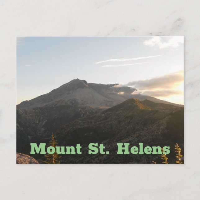 Mount St. Helens Scenic Photo Postcard (Front)