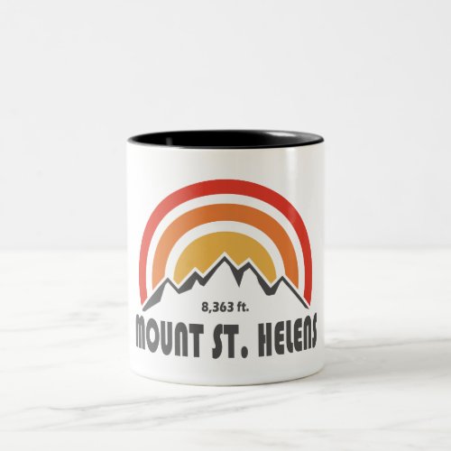 Mount St Helens Two_Tone Coffee Mug