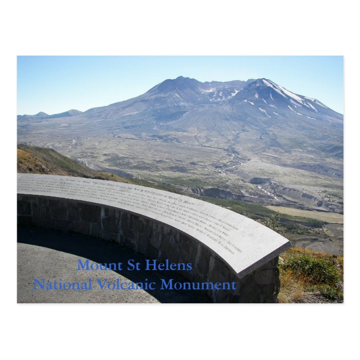 Mount St Helens Volcanic Monument Postcard