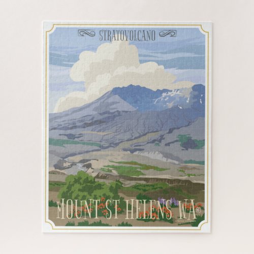 Mount St Helens Volcano Jigsaw Puzzle