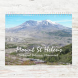 Mount St Helens Volcano Photographic Calendar<br><div class="desc">Month by month wall calendar featuring scenic photo images of the volcanic landscape of the Mount St Helens National Volcanic Monument,  Washington State. Select your calendar year.</div>