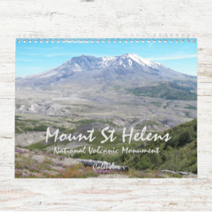 Mount St Helens Volcano Photographic Calendar