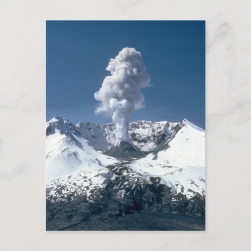 Mount St Helens Volcano Postcard